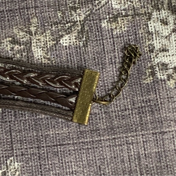 Brand New Faux Leather Band Musical Instrument Wrap Bracelet - Picture 4 of 10